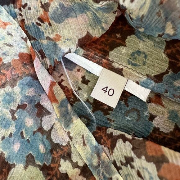 Stella McCartney Sheer Floral Mini Dress Size 40 Made in Italy - Picture 5 of 8